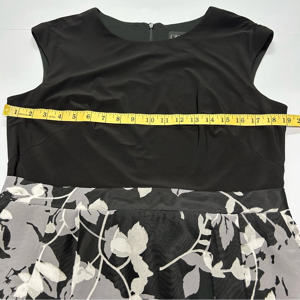 Alex Evenings Floral Cocktail Dress Size 14 Sleeveless Formal Party Event Gala - Picture 11 of 14